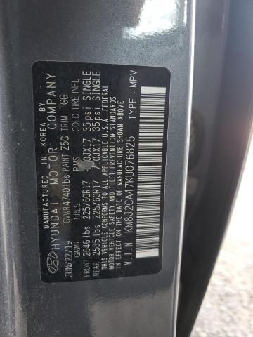 2019 Hyundai Tucson Se VIN: KM8J2CA47KU076825 Lot: 56320444