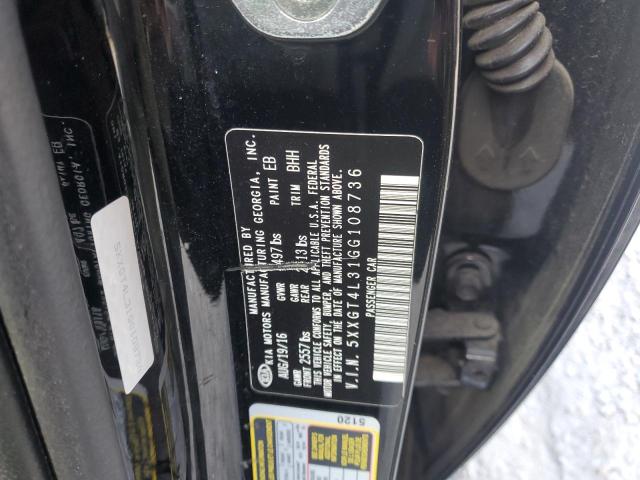 2016 Kia Optima Lx VIN: 5XXGT4L31GG108736 Lot: 52801964