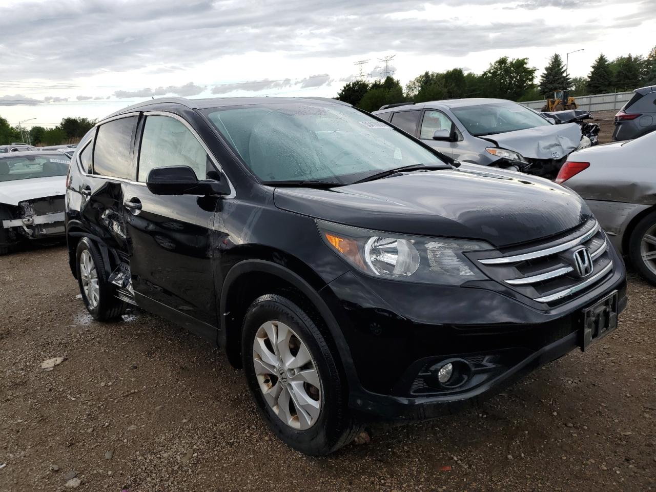 Lot #2558814950 2014 HONDA CR-V EXL