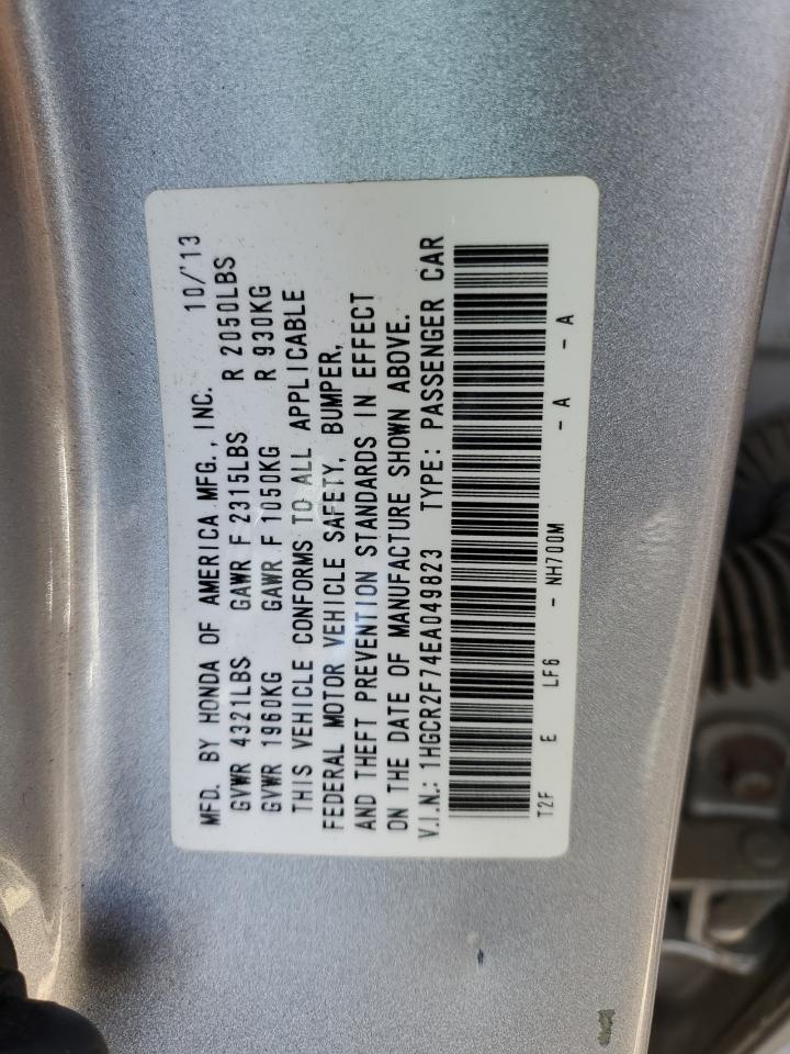 1HGCR2F74EA049823 2014 Honda Accord Ex