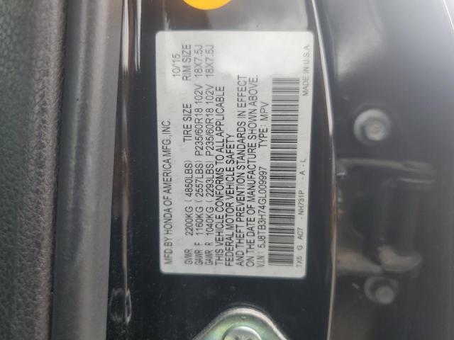 2016 Acura Rdx Advance VIN: 5J8TB3H74GL009997 Lot: 57018734