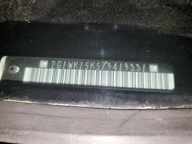 2007 Chevrolet Monte Carlo Lt VIN: 2G1WK15K579419331 Lot: 55876614
