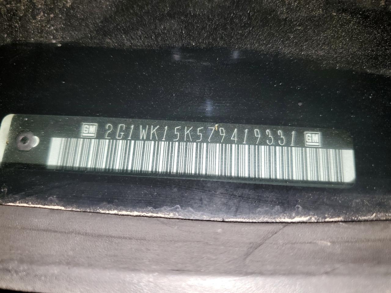 2G1WK15K579419331 2007 Chevrolet Monte Carlo Lt