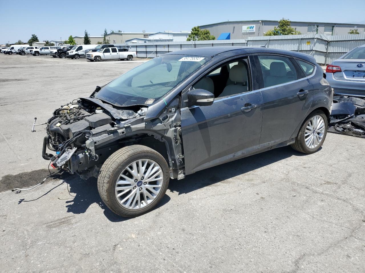 1FADP3N22HL287222 2017 Ford Focus Titanium