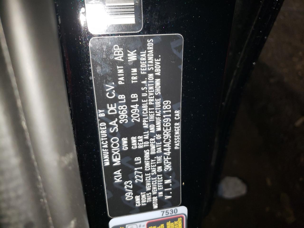 3KPF44AC9RE691189 2024 Kia Forte Gt