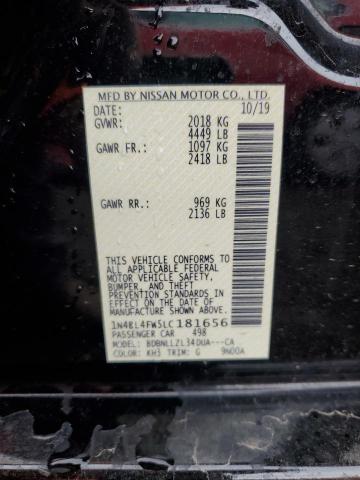 2020 Nissan Altima Platinum VIN: 1N4BL4FW5LC181656 Lot: 54164344