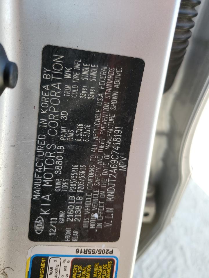 KNDJT2A69C7418191 2012 Kia Soul +