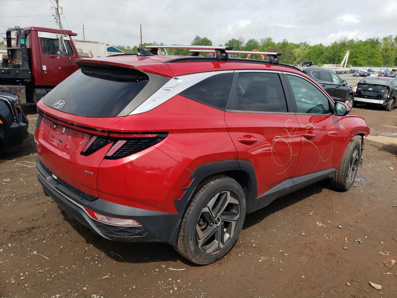 2022 Hyundai Tucson Sel vin: 5NMJCCAE3NH036599