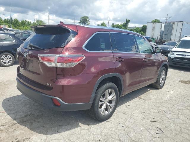 VIN 5TDKKRFH9FS084734 2015 Toyota Highlander, Xle no.3