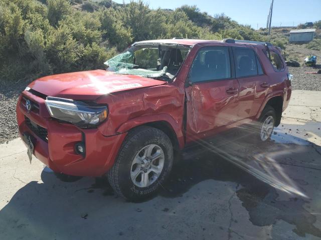 TOYOTA 4RUNNER SR 2021 red  gas JTENU5JR2M5933424 photo #1