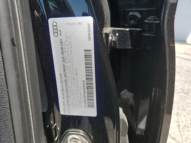 2019 AUDI RS3 WUABWGFF4KA900203