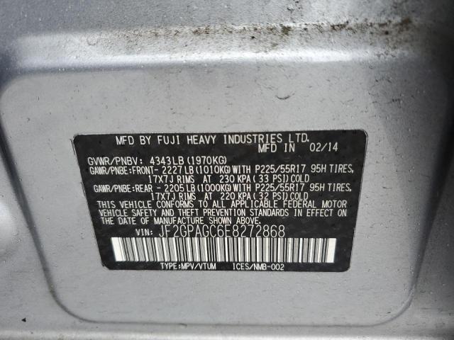 2014 Subaru Xv Crosstrek 2.0 Limited VIN: JF2GPAGC6E8272868 Lot: 54607064