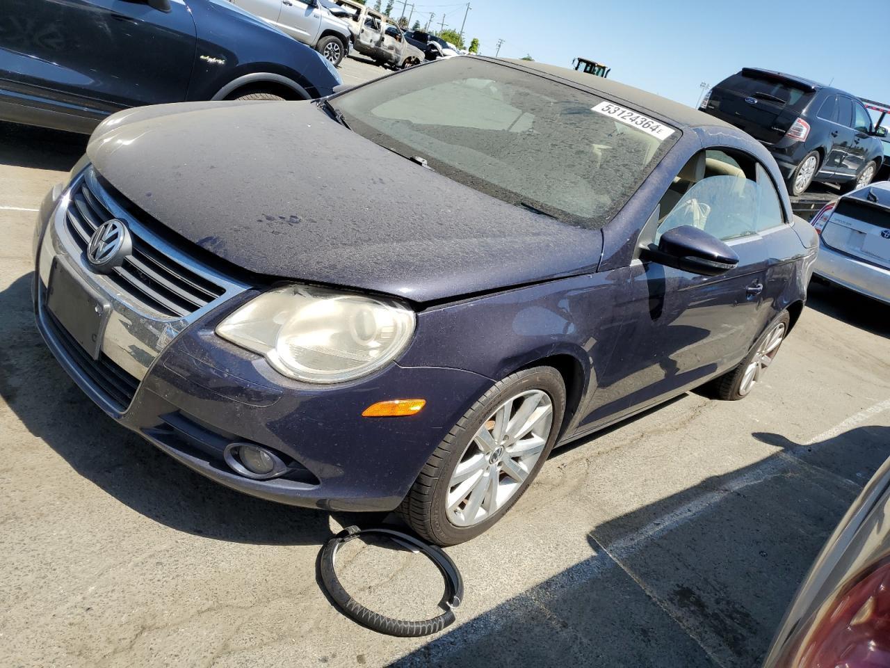 VOLKSWAGEN EOS 2009 black  gas WVWBA71F69V004586 photo #1