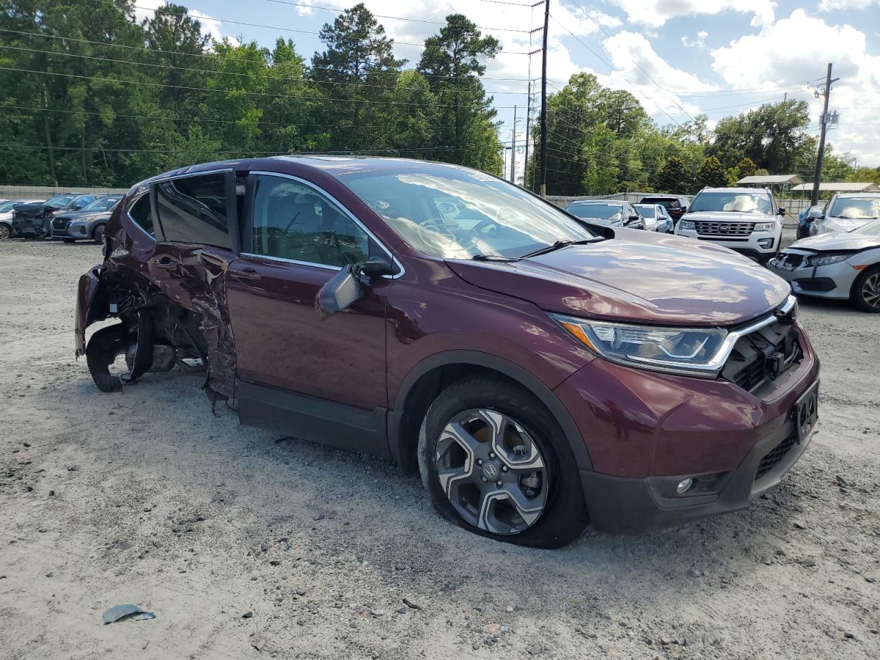 2018 Honda Cr-V Ex vin: 7FARW1H59JE008648