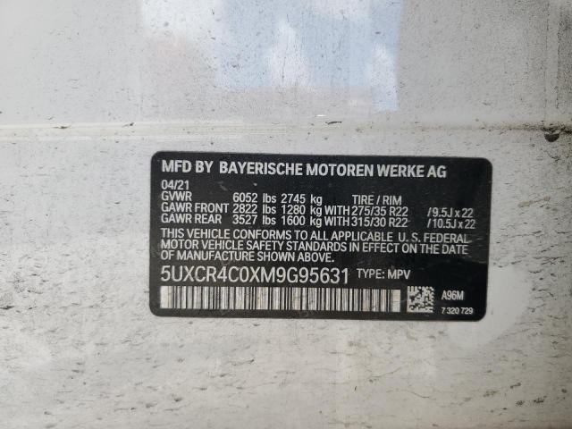 5UXCR4C0XM9G95631 BMW X5 SDRIVE 13