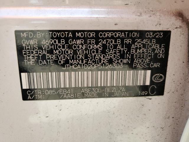 2023 Lexus Is 300 VIN: JTHCA1D20P5126303 Lot: 55087304