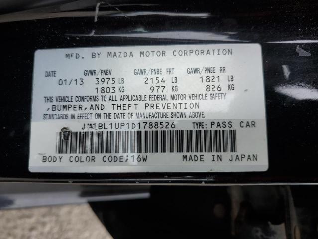 VIN JM1BL1UP1D1788526 2013 Mazda 3, I no.12