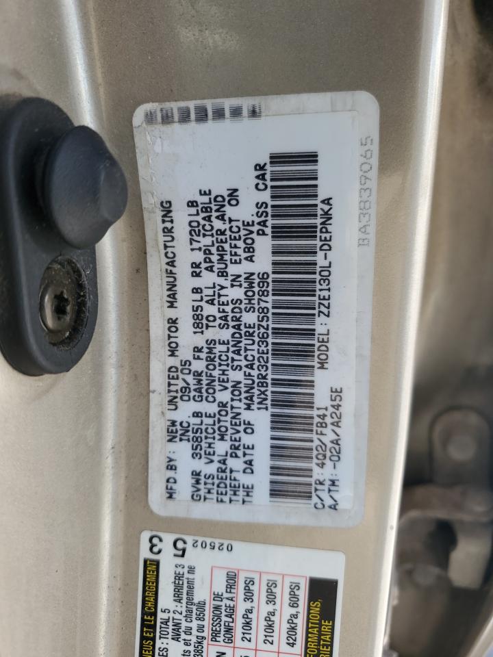 1NXBR32E36Z587896 2006 Toyota Corolla Ce