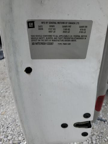 2009 Chevrolet Impala 1Lt VIN: 2G1WT57K591123387 Lot: 56418294