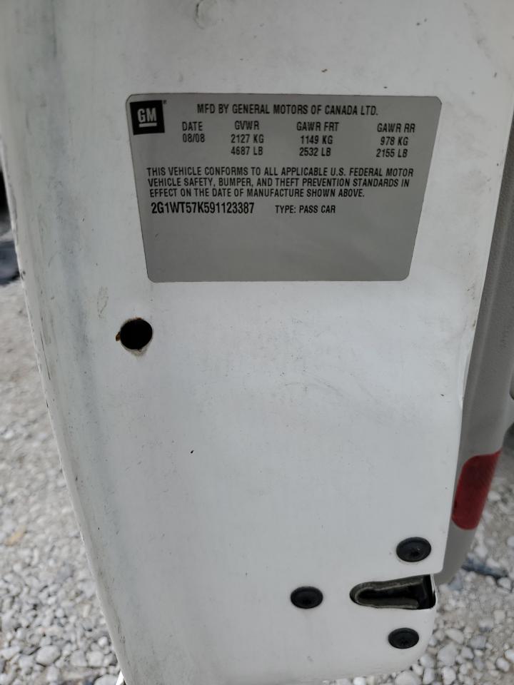 2G1WT57K591123387 2009 Chevrolet Impala 1Lt