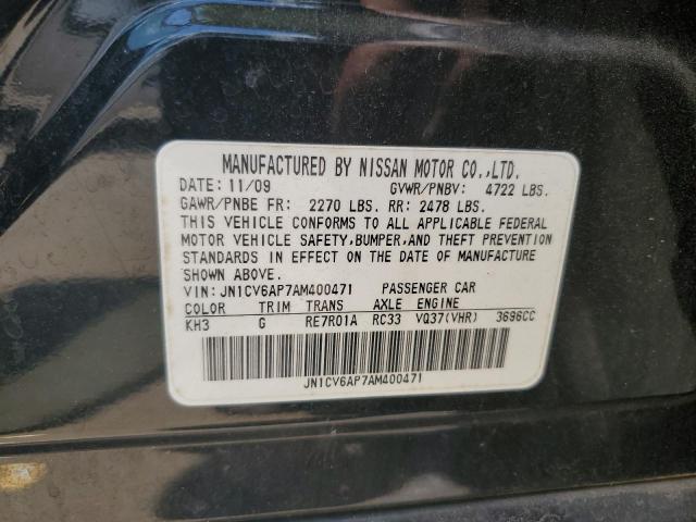 2010 Infiniti G37 Base VIN: JN1CV6AP7AM400471 Lot: 54961554