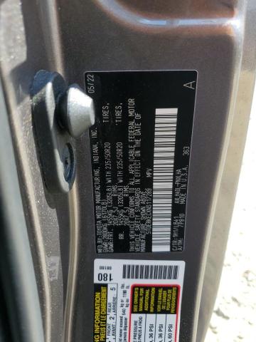 2022 TOYOTA SIENNA PLA 5TDERKECXNS117289
