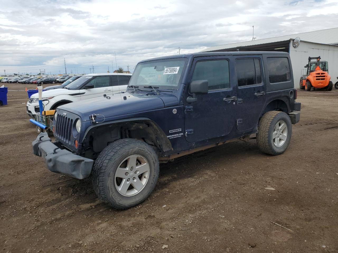 2013 Jeep Wrangler Unlimited Sport vin: 1C4BJWDG6DL553708