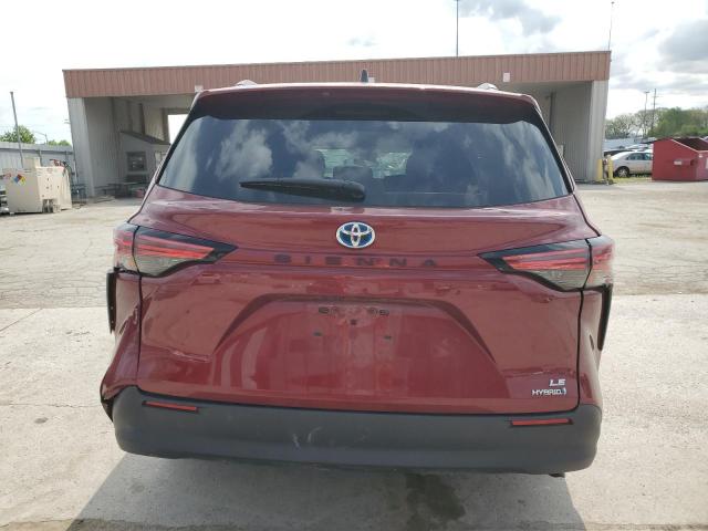 2022 Toyota Sienna Le VIN: 5TDKRKEC7NS075666 Lot: 53436354