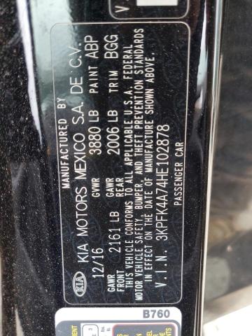 2017 KIA FORTE LX 3KPFK4A74HE102878
