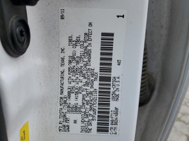 2012 Toyota Tundra Double Cab Sr5 VIN: 5TFUW5F17CX211169 Lot: 54823564