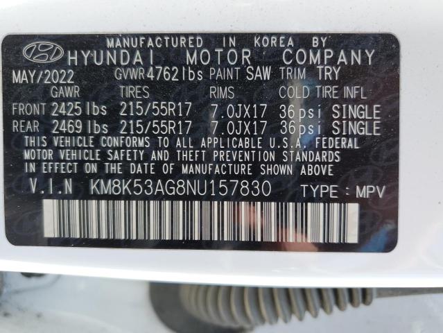 KM8K53AG8NU157830 Hyundai Kona LIMIT 13