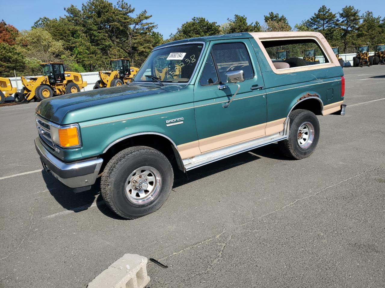 Lot #2569893272 1987 FORD BRONCO U10