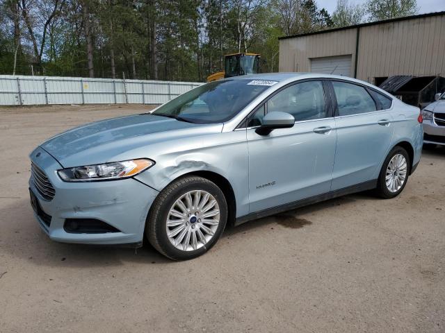 2014 Ford Fusion S Hybrid VIN: 3FA6P0UU2ER255720 Lot: 53120664