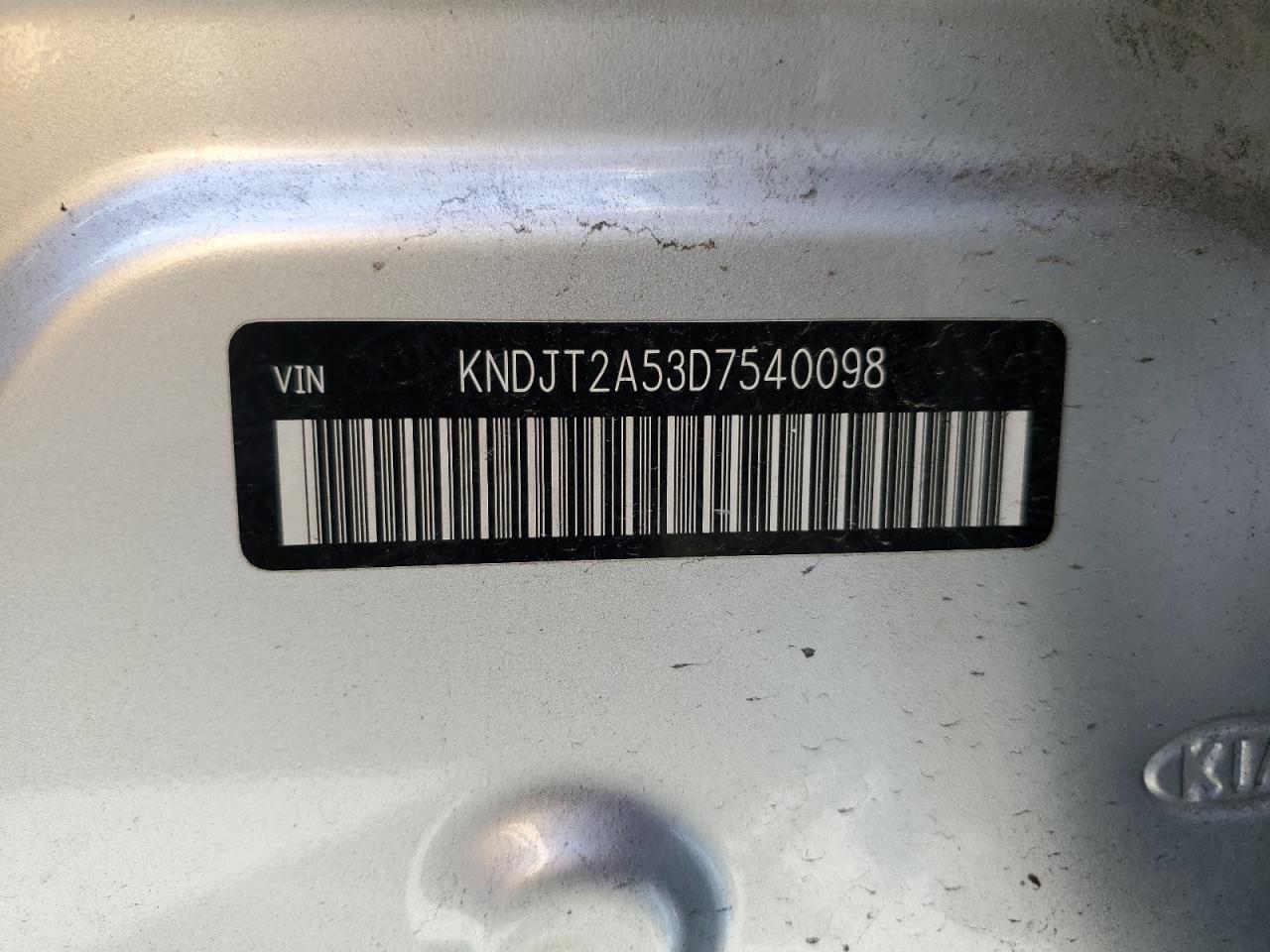 KNDJT2A53D7540098 2013 Kia Soul