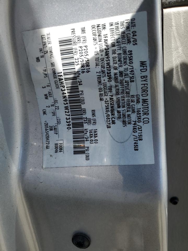 1FAHP34N95W273390 2005 Ford Focus Zx4