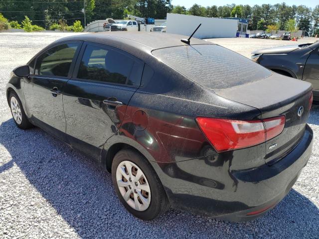 KIA RIO LX 2015 black  gas KNADM4A33F6520637 photo #3