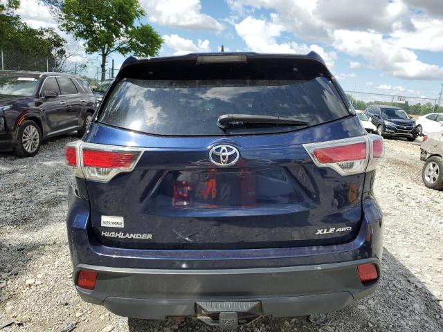 2015 Toyota Highlander Xle VIN: 5TDJKRFH5FS177987 Lot: 56624794