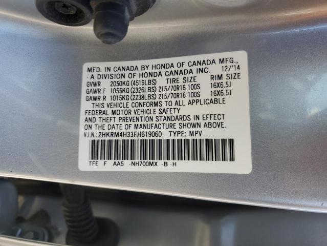 2015 HONDA CR-V LX - 2HKRM4H33FH619060
