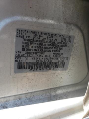 2017 Nissan Sentra S VIN: 3N1AB7AP2HY210848 Lot: 55895574