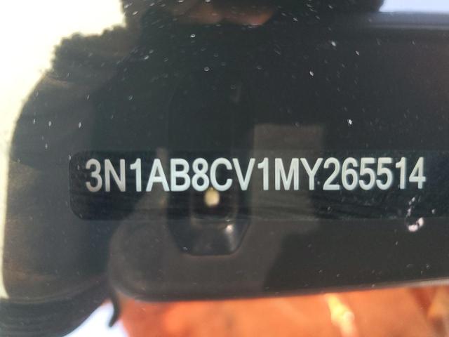 2021 Nissan Sentra Sv VIN: 3N1AB8CV1MY265514 Lot: 55485714