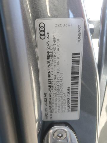 2015 Audi S3 Premium Plus VIN: WAUBFGFF0F1138259 Lot: 54451044