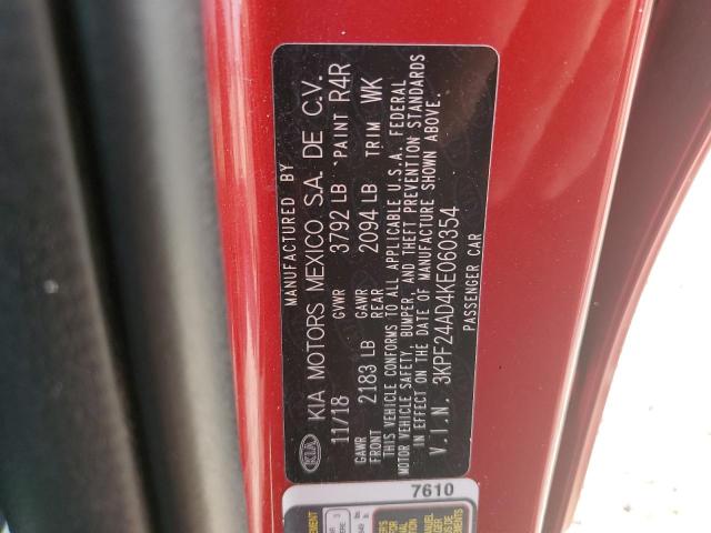 2019 Kia Forte Fe VIN: 3KPF24AD4KE060354 Lot: 54748604