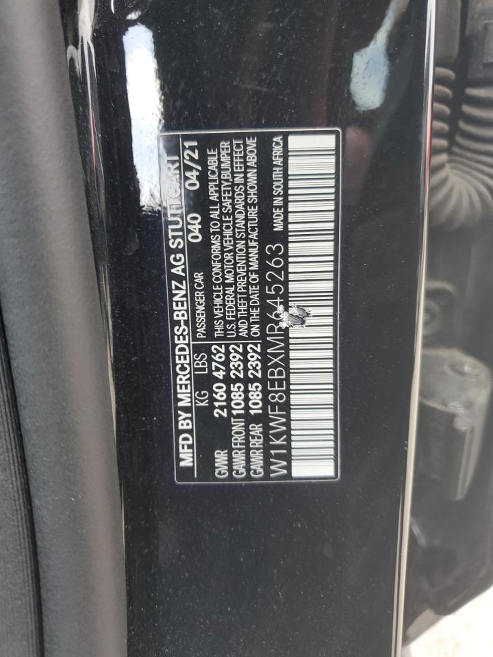 W1KWF8EBXMR645263 2021 Mercedes-Benz C 300 4Matic