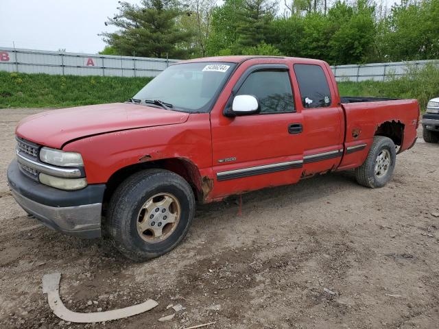 Lot #2526124092 2000 CHEVROLET 1500 SILVE salvage car