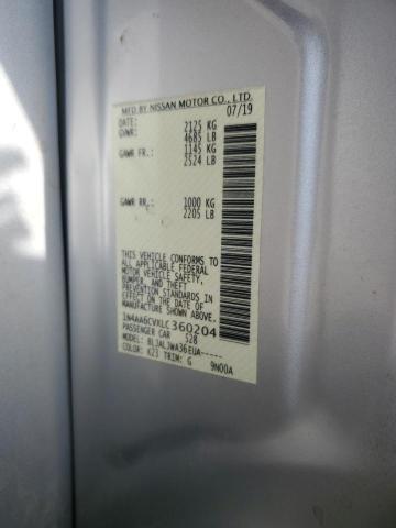 2020 NISSAN MAXIMA SV - 1N4AA6CVXLC360204