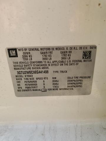 2014 GMC Sierra K1500 Denali VIN: 3GTU2WEC9EG441498 Lot: 55820964