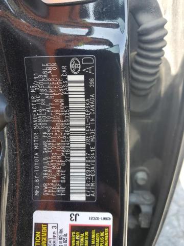 2011 Toyota Corolla Base VIN: 2T1BU4EE4BC693351 Lot: 56972414