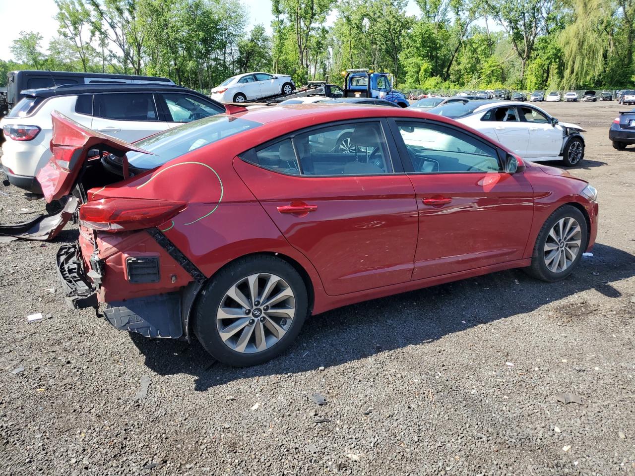 2017 Hyundai Elantra Se vin: KMHD84LF0HU313292