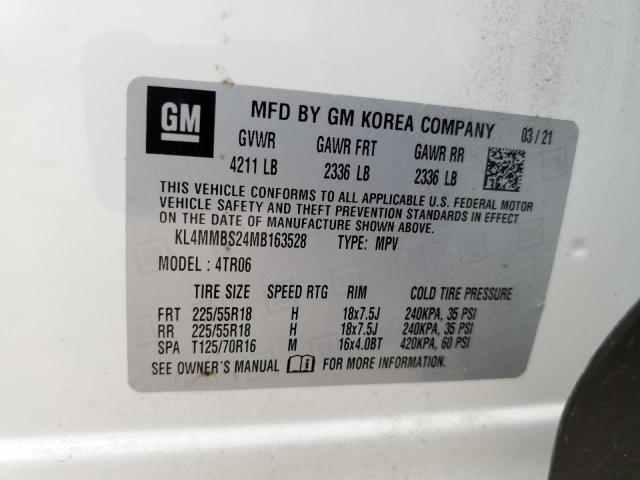 2021 Buick Encore Gx Preferred VIN: KL4MMBS24MB163528 Lot: 55799604