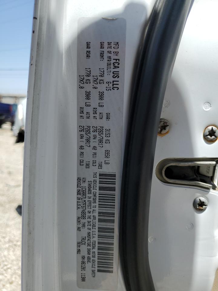 1C6RR7LM7FS748589 2015 Ram 1500 Slt